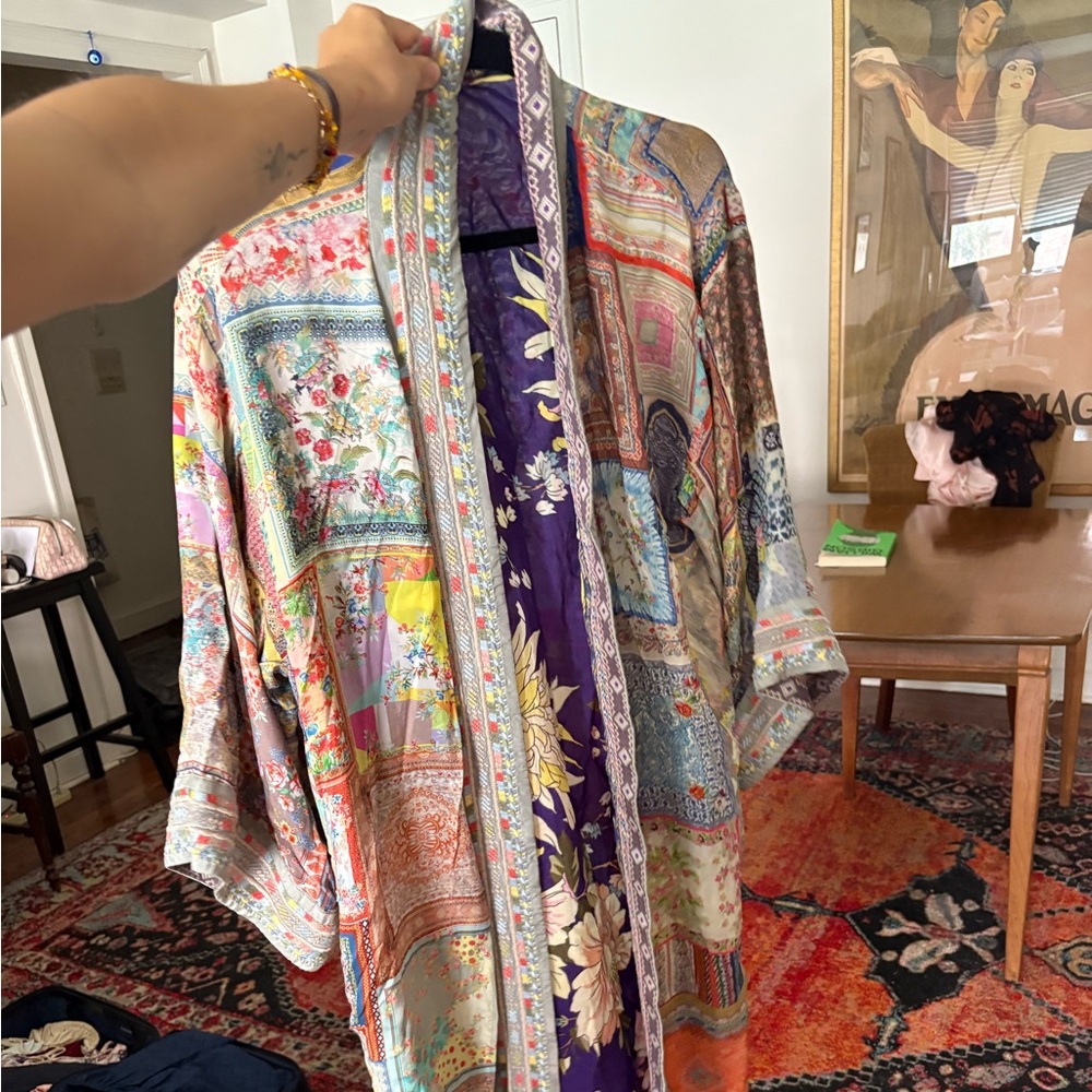 Johnny Was Annika Reversible Patchwork / Floral P… - image 4